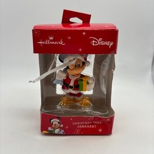 Hallmark Disney Mickey Mouse Santa Bringing Presents Christmas Ornament